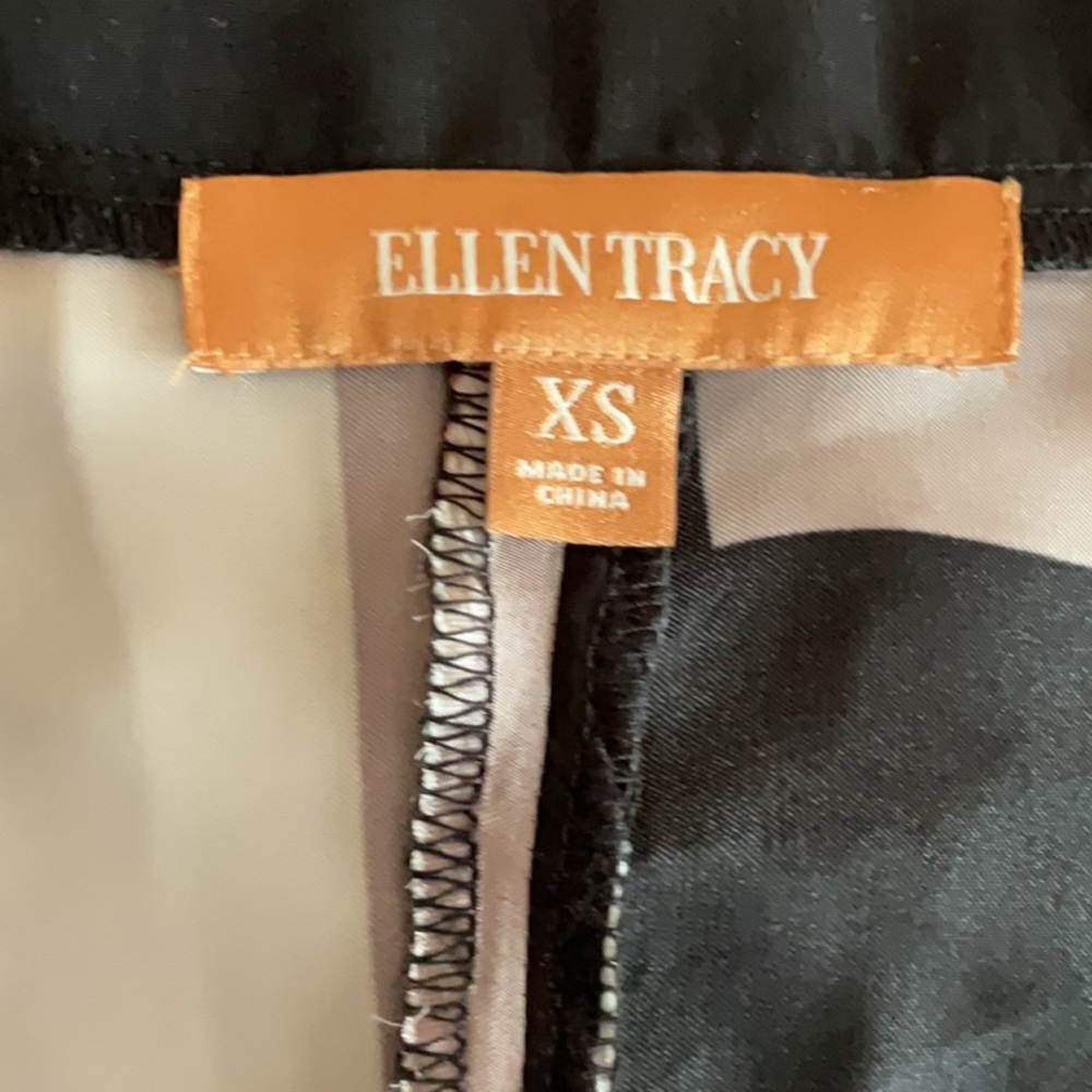 Ellen Tracy Abstract Satin Dress - Picture 10 of 12